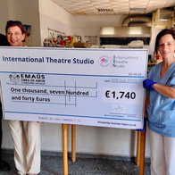 Presentation of cheque.