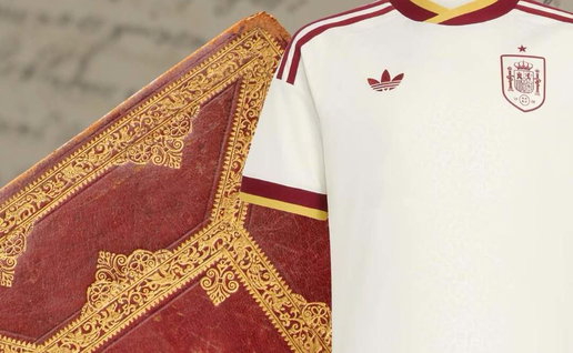 Historic books in Orihuela inspire Spain's World Cup shirt design.