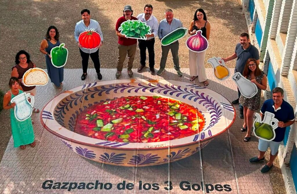 Alfarnatejo throws 24th Gazpacho Party with New York artist and Malaga football club tribute