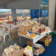Donations quickly filled shelters following the Los Gallardos fire