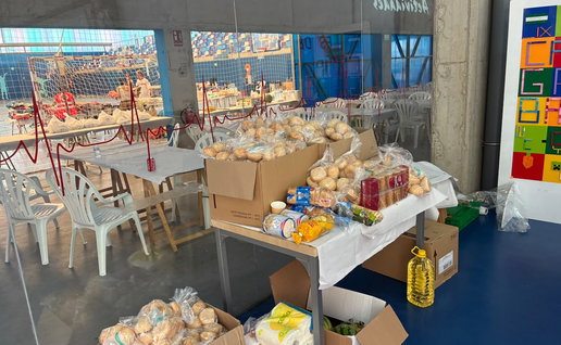 Donations quickly filled shelters following the Los Gallardos fire
