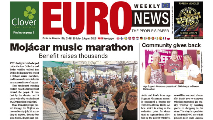 Costa de Almeria 30 July – 5 Aug 2026 Issue 2143