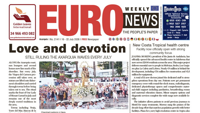 Axarquia 16 – 22 July 2026 Issue 2141