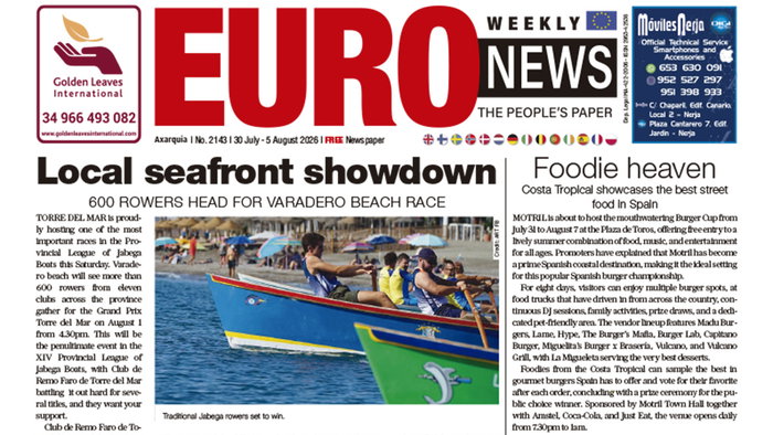Axarquia 30 July – 5 Aug 2026 Issue 2143