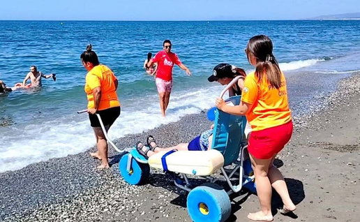 Accessible beaches in Torrox