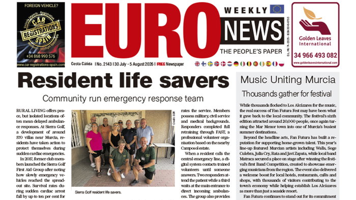 Costa Calida 30 July – 5 Aug 2026 Issue 2143