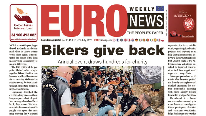 Costa Blanca North 16 – 22 July 2026 Issue 2141