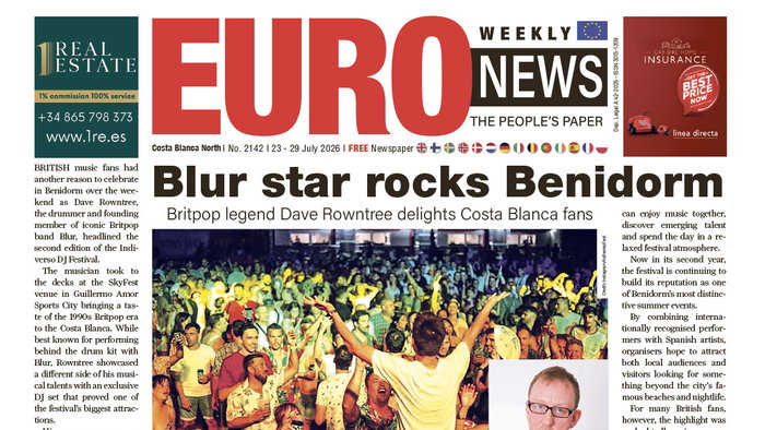 Costa Blanca North 23 – 29 July 2026 Issue 2142