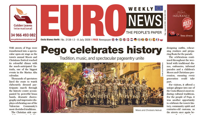 Costa Blanca North 2 – 8 July 2026 Issue 2139