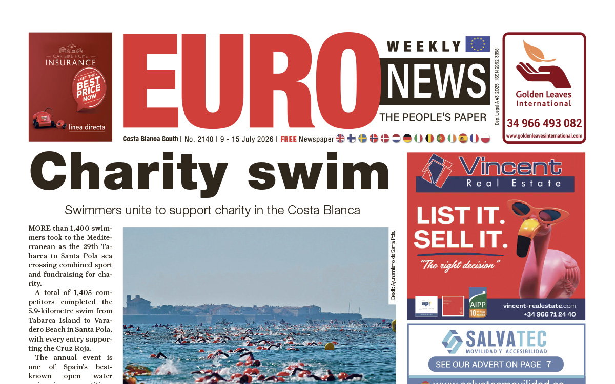 Costa Blanca South newspaper 9 - 15 Jul 2026
