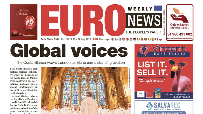 Costa Blanca South 23 – 29 July 2026 Issue 2142