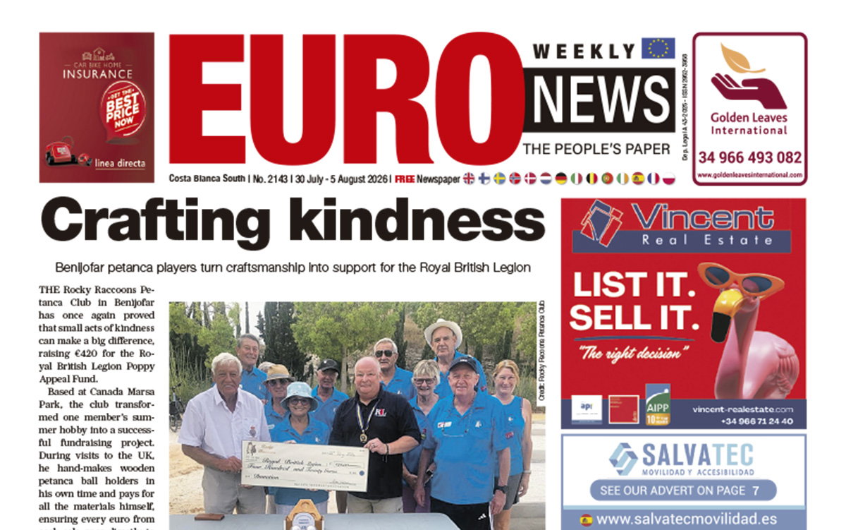 Costa Blanca South newspaper 30 Jul - 5 Aug 2026