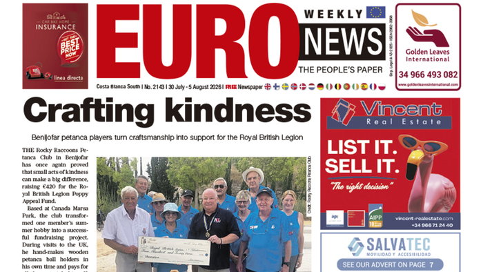 Costa Blanca South 30 July – 5 Aug 2026 Issue 2143