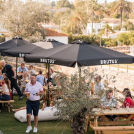 Clubhouse beer garden