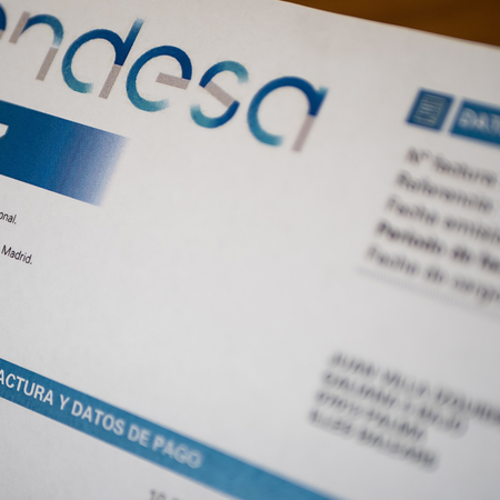 Spanish electricity bill.