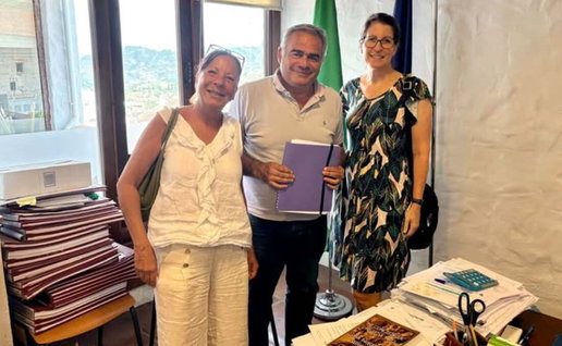 Frigliana Felina meeting with Mayor