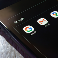 Android phone with google apps installed.