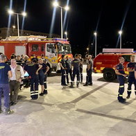Costa del Sol firefighters reading for Avila fires.