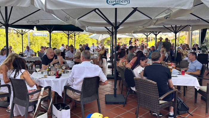 Together in honour of John Virgo at Miraflores Golf