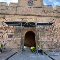 Santa Pola Castle Fortress reopens main entrance ahead of restoration work.