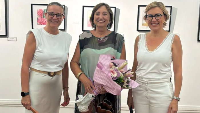exhibition by local watercolour artist María Rosa Torres Sánchez