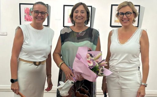 exhibition by local watercolour artist María Rosa Torres Sánchez