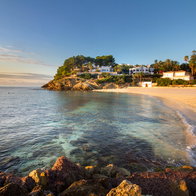 The beach in Benissa.