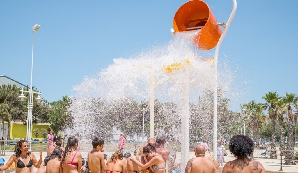 Malaga’s splash park reopens just in time for the heat