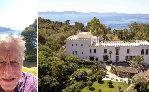 Michael Douglas shares a message with fans while enjoying Mallorca