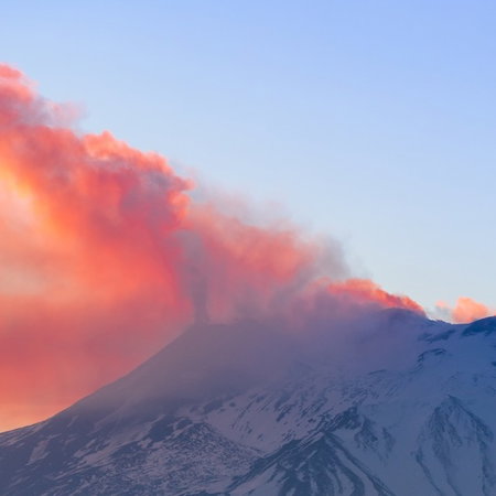 Mount Etna erupt
