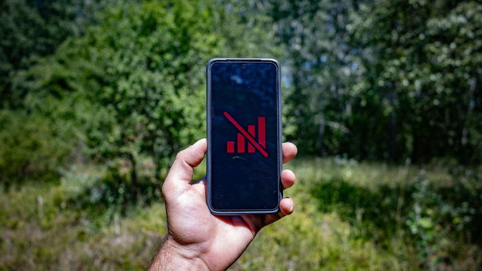 Phone with no signal