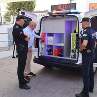 Mijas police office van