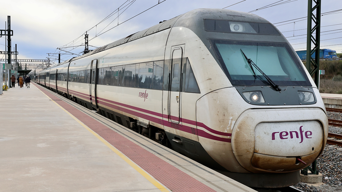Renfe Intercity train.