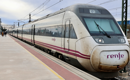 Renfe Intercity train.