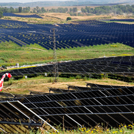 Fields of solar panels in Southern Spain