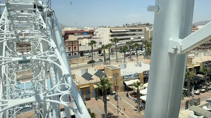 The ferris wheel.