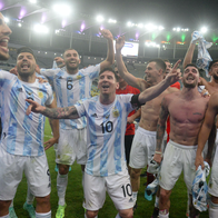 Argentina football team at Maracanã stadium