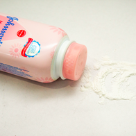 Johnson's Blossom Baby Powder on a isolated white background