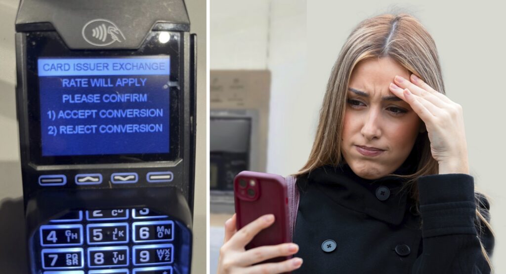 Spanish ATMs now trap Brits with second screen after you choose Euros: Reject or lose money