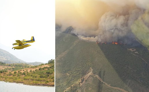 Grazalema area blaze out of control.