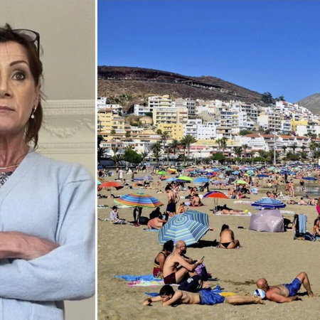 Convicted fraudster Pamela Gwinnett and Los Cristianos,