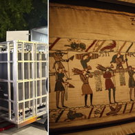Bayeux Tapestry arrives in London