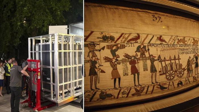 Bayeux Tapestry arrives in London