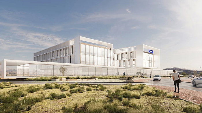 Planned new Velez-Malaga hospital.