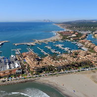Sotogrande marina from the air