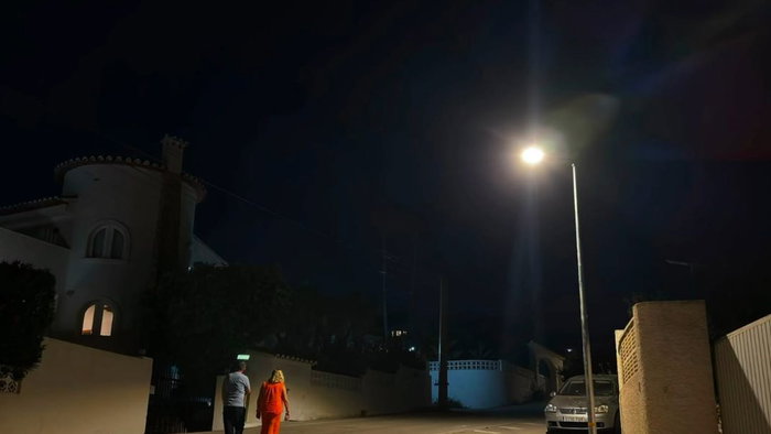 67 new solar-powered streetlights switched on in Calpe
