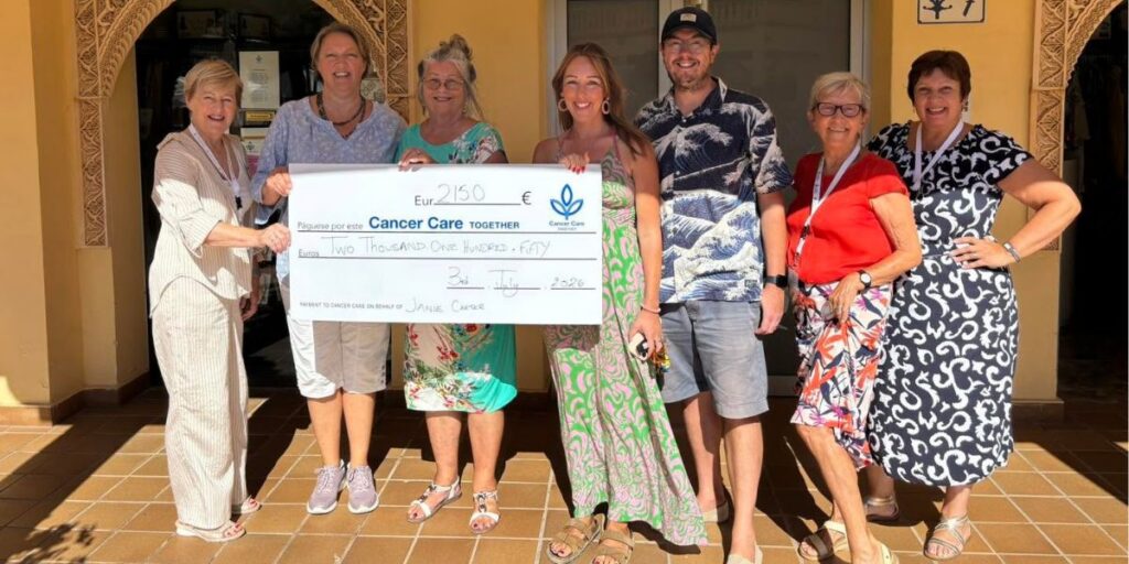 €2,150 boost for Cancer Care Jávea