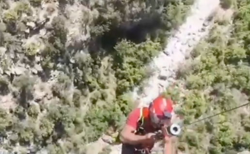 Lost and exhausted: 69-year-old cyclist rescued by helicopter from Costa Blanca beauty spot
