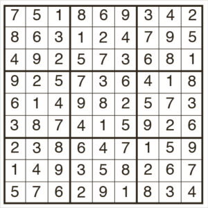 easy sudoku 2142