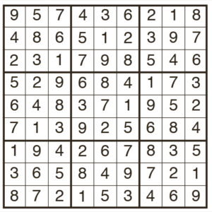 easy sudoku 2144